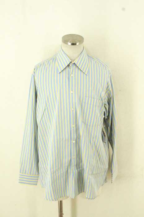 COMME des GARCONS HOMME　DEUX （コムデギャルソンオムドゥ） AD2003 ストライプ柄コットンボタンシャツ メンズ トップス