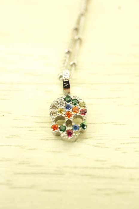 VELVET LOUNGE スカルモチーフネックレス 925 メンズ アクセサリー