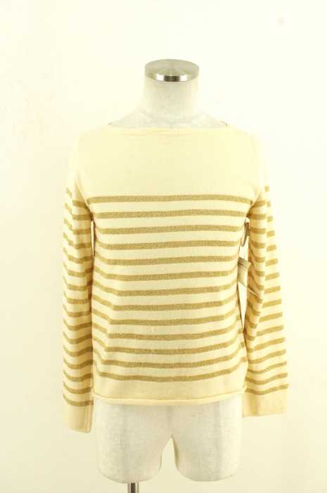 COMME des GARCONS HOMME PLUS (コムデギャルソンオムプリュス) AD2006 ラメ混ボーダーボートネック メンズ トップス