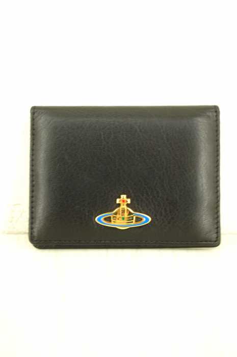 Vivienne Westwood Accessories (ヴィヴィアンウエストウッド アクセサリー) オーブモチーフレザーカードケース メンズ 財布・ケース