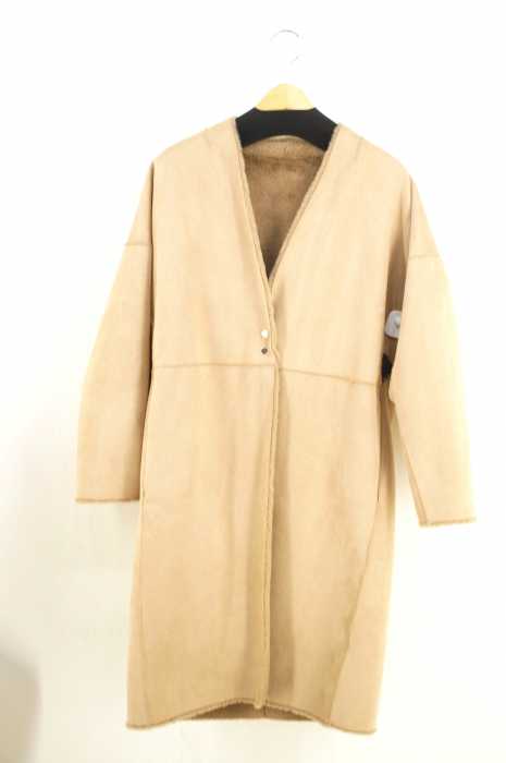 MARECHAL TERRE （マーシャル テル） リバーシブル スウェード ムートン コート Reversible suede mouton coat ロング ファー コート レディース アウター