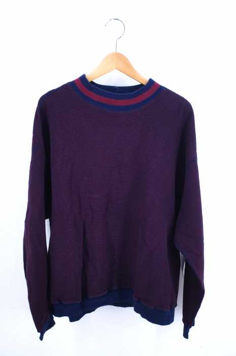 LANDS END（ランズエンド） モックネックリブスウェット メンズ トップス