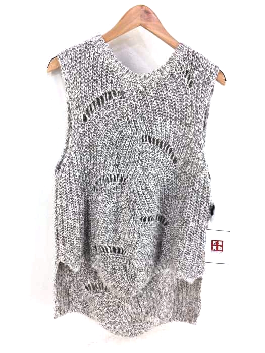 MACPHEE（マカフィー） 20SS リネンコットン クルーネックベスト レディース トップス