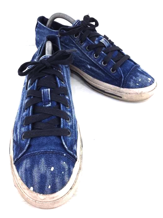 DIESEL（ディーゼル） EXPOSURE LOW I デニムUSED加工スニーカー メンズ シューズ