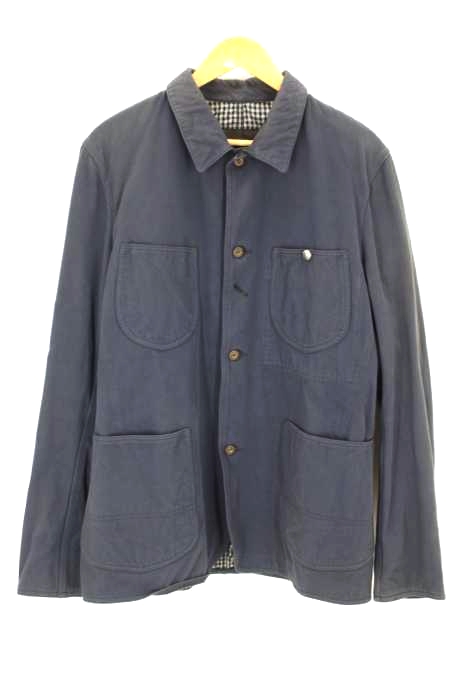 COMME des GARCONS HOMME(コムデギャルソンオム) AD2014 15SS 製品染め カバーオールジャケット メンズ アウター
