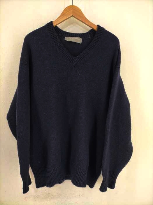 COMME des GARCONS HOMME（コムデギャルソンオム） 80S Vネックナイロン混ウールニット メンズ トップス