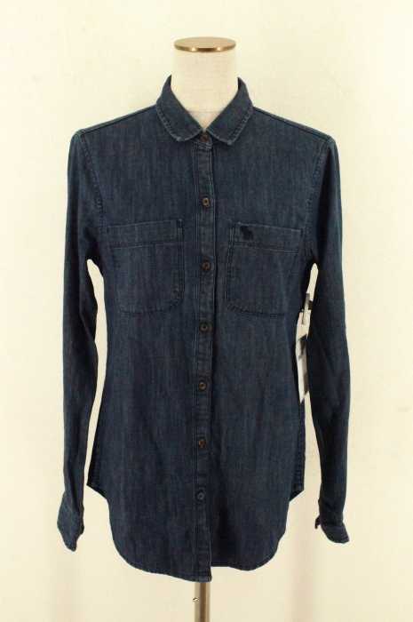 Abercrombie & Fitch (アバクロンビーアンドフィッチ) デニムボタンダウンシャツ レディース トップス
