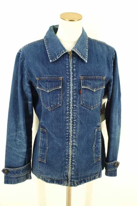 Levi's (リーバイス) 70604-7917 ダメージ加工デニムジャケット レディース アウター