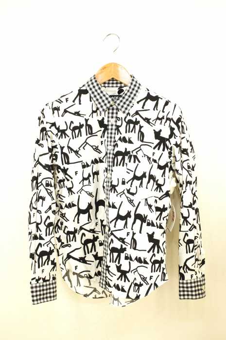 BLACK COMME des GARCONS （ブラックコムデギャルソン） AD2013 猫総柄  