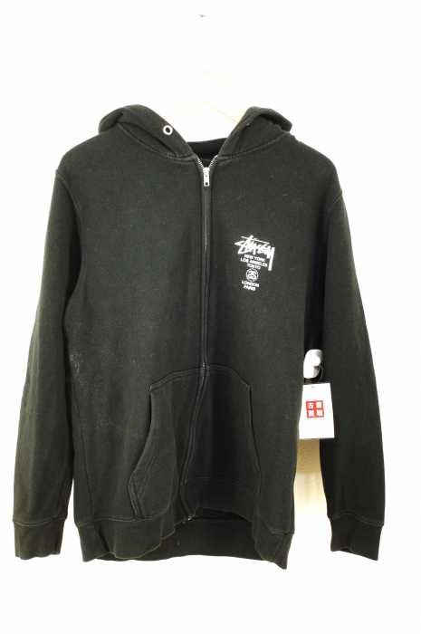 STUSSY （ステューシー） ロゴプリントジップアップパーカ メンズ トップス