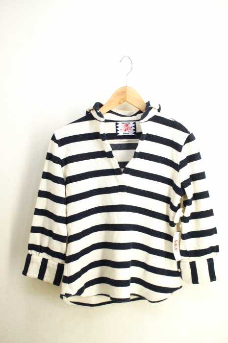 SON OF THE CHEESE （サノバチーズ） Yacht sleeve　ボーダープルオーバーシャツ レディース トップス