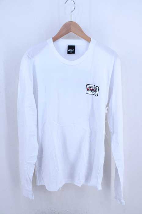 ONLY NY（オンリーニューヨーク） Circuit L/S Tee チェッカーフラッグプリントロンT メンズ トップス