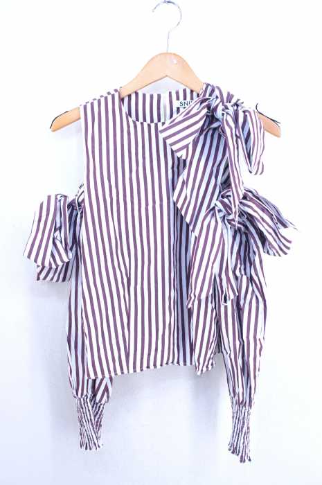 snidel （スナイデル） 18AW リボンディティールブラウス レディース トップス