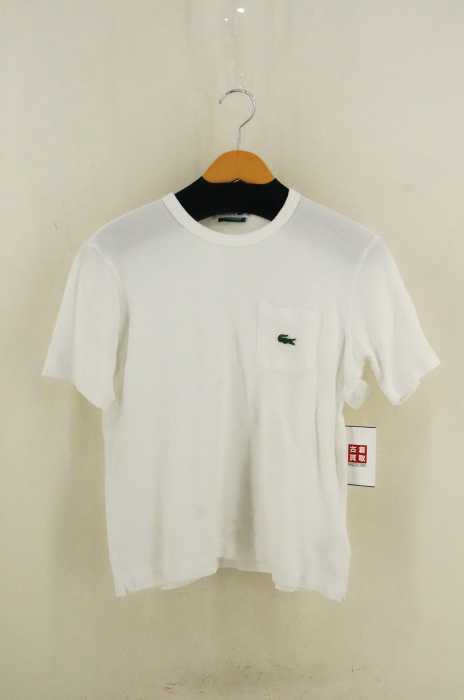 LACOSTE （ラコステ） 胸ロゴ刺繍鹿の子カットソー レディース トップス