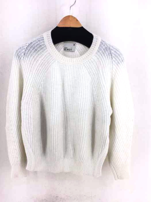 MADE IN HEVEN（メイドインヘブン） アンゴラ混クルーネックニット レディース トップス
