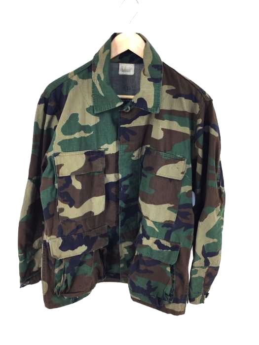 US ARMY（ユーエスアーミー） WOODLAND COMBAT JACKET ウッドカモ柄フィールドジャケット メンズ アウター