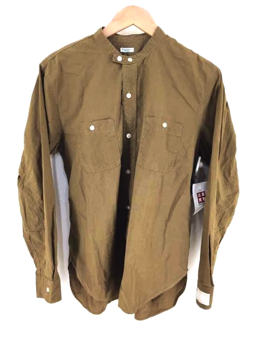 PHIGVEL MAKERS & Co.（フィグベルメーカーズアンドコー） 17SS バンドカラーシャツ メンズ トップス