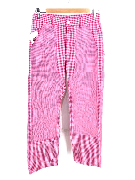 X-girl（エックスガール） GINGHAM PLAID DOUBLE KNEE WORK PANTS レディース パンツ