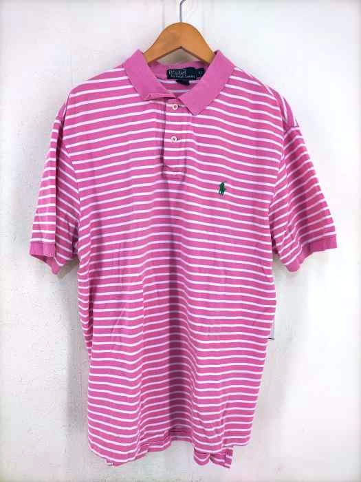 Polo by RALPH LAUREN（ポロバイラルフローレン） ロゴ刺繍 ボーダーポロシャツ メンズ トップス