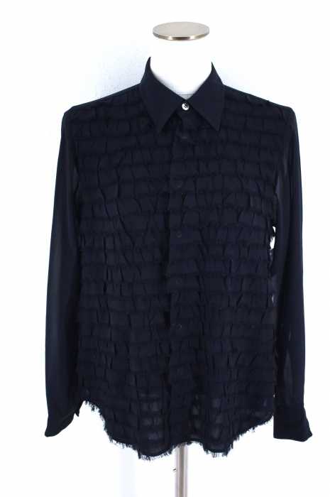 tricot COMME des GARCONS （トリココムデギャルソン） AD2001　シフォンフリルシャツ レディース トップス