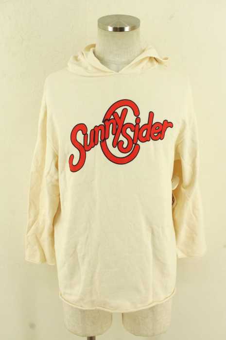 SUNNY C SIDER（サニーシーサイダー） 切りっぱなし プリントプルオーバー メンズ トップス