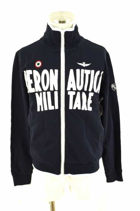 Aeronautica militare×dartin bonaparto（アエロナウティカミリターレ） ワッペン&スパンコールジップアップブルゾン メンズ アウター