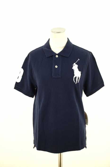 Polo by RALPH LAUREN （ポロバイラルフローレン） ビッグポニーナンバリング刺繍ポロシャツ レディース トップス