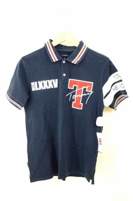TOMMY （トミー） Tロゴプリントポロシャツ メンズ トップス