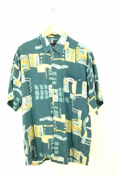 ROYAL FEUSTON オールド 総柄シルクシャツ メンズ トップス