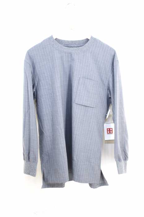 UNITED ARROWS green label relaxing （ユナイテッドアローズグリーンレーベルリラクシング） SC STRC / T / W / TRO C / N Pullover shirt ストライプカットソー メンズ トップス
