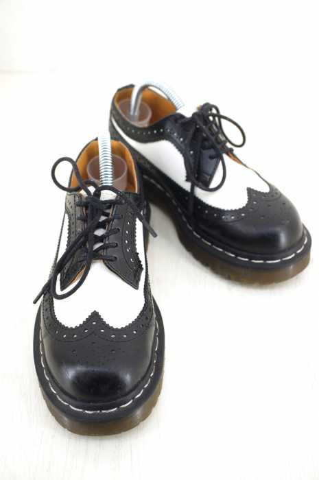 Dr.Martens （ドクターマーチン） 5 Eye Brogue Oxfords ウイングチップバイカラーシューズ レディース シューズ