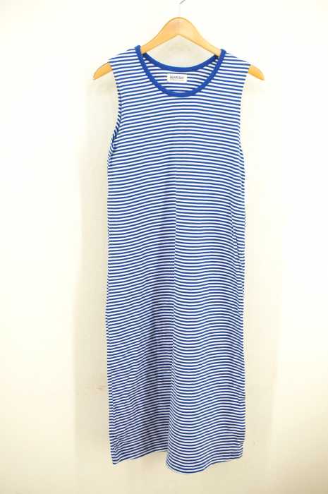BEAMS BOY (ビームスボーイ) 4mm ボーダー ノースリーブ ワンピース レディース ワンピース