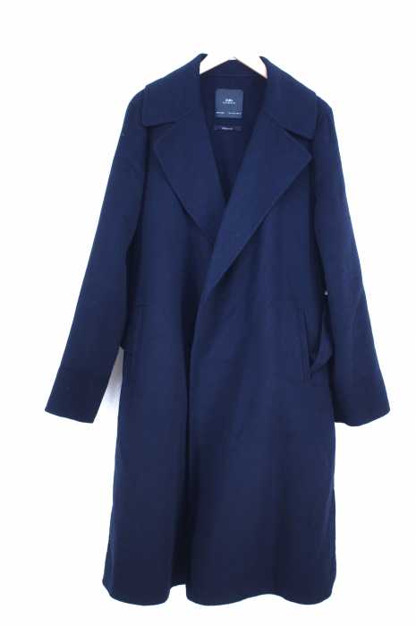 ZARA（ザラ） ボタンレスロングガウンコート レディース アウター