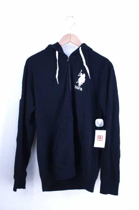 U.S. POLO ASSN（ユーエスポロアッスン） ビックポニー刺繍ジップアップパーカー メンズ トップス