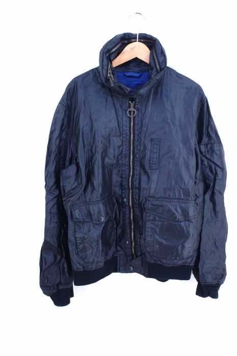 Barbour （バブアー） HOWARTH ワックスコーティング加工ジップアップブルゾン メンズ アウター