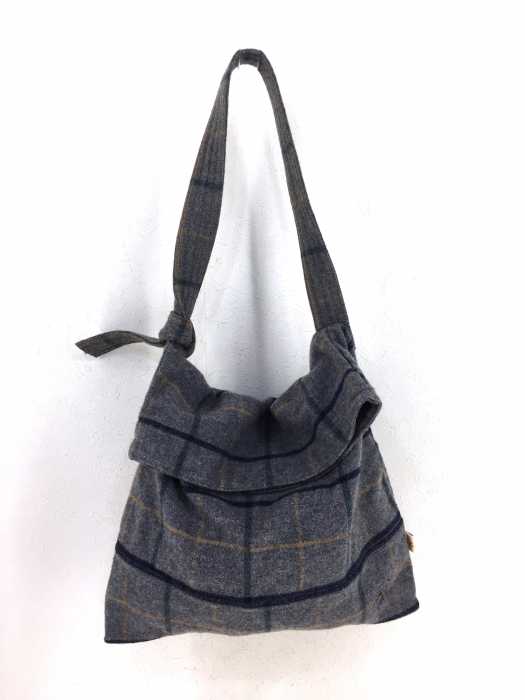 W.Z.SAC（ダブリューズィーサック） GLOSTER SERIES  Flap Shoulder Bag チェック柄　ショルダーバッグ メンズ バッグ
