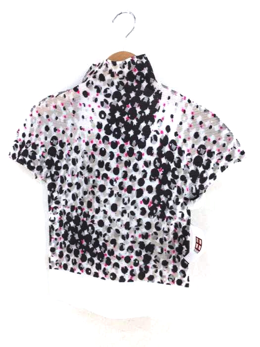 ISSEY MIYAKE me（イッセイミヤケミー） 16SS 総柄ハイネックプリーツカットソー レディース トップス
