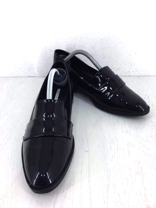 ZARA BASIC（ザラベーシック） エナメル　ローファー レディース シューズ