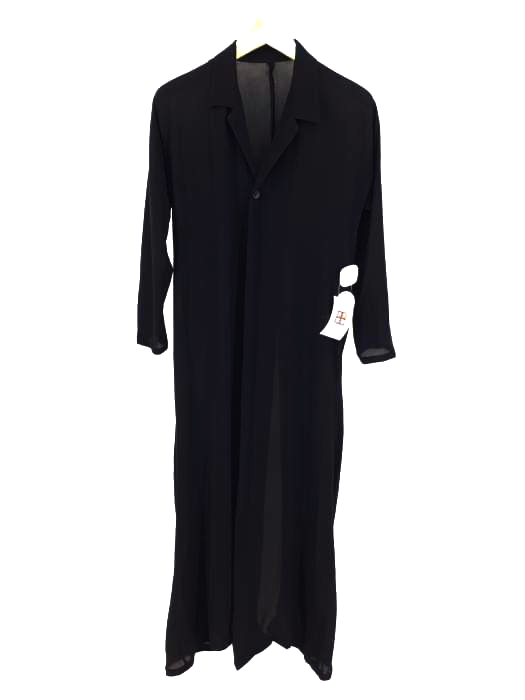 YOHJI YAMAMOTO NOIR（ヨウジヤマモトプリュスノアール） スリットデザイン シャツワンピース コート レディース ワンピース