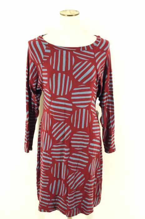 marimekko (マリメッコ) 総柄ラグランスリーブワンピース レディース ワンピース