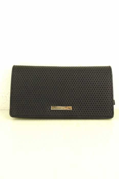 GARNI (ガルニ) Mesh Fold Wallet メッシュ型押しレザーウォレット 長財布 メンズ 財布・ケース