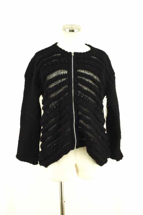 COMME des GARCONS HOMME PLUS (コムデギャルソンオムプリュス) AD2012 ローゲージジップニット メンズ アウター