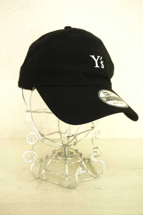 Y's × NEW ERA (ワイズ × ニューエラ) YS LOGO BLACK メンズ 帽子