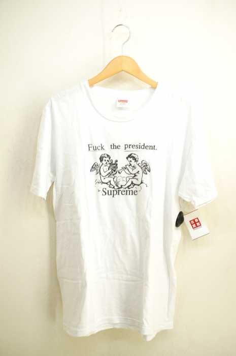 Supreme （シュプリーム） FUCK THE PRESIDENT TEE プリントTシャツ メンズ トップス