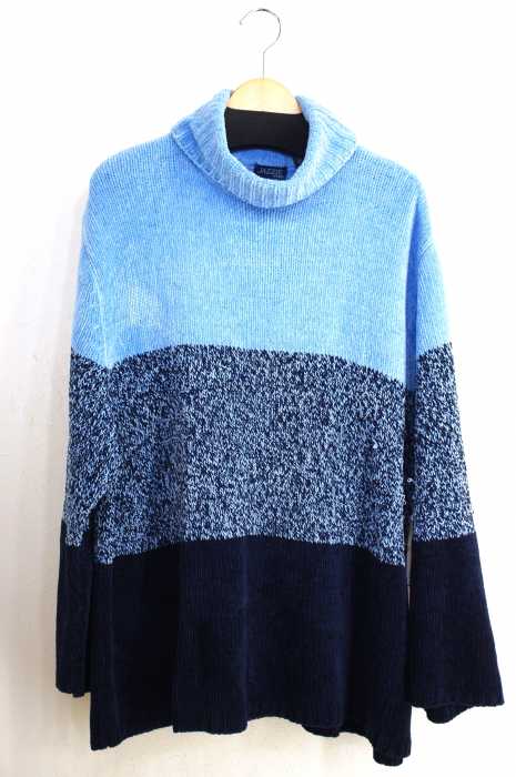 USED古着  （ユーズドフルギ） jazzie ベロアタートルネックセーター メンズ トップス