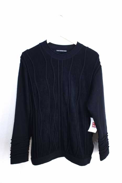 ISSEY MIYAKE MEN（イッセイミヤケメン） ストライプレーヨン混ニットセーター メンズ トップス