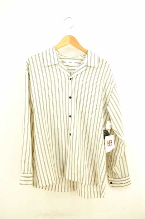 ALLEGE（アレッジ） STRIPE OPEN COLLAR SHIRT メンズ トップス