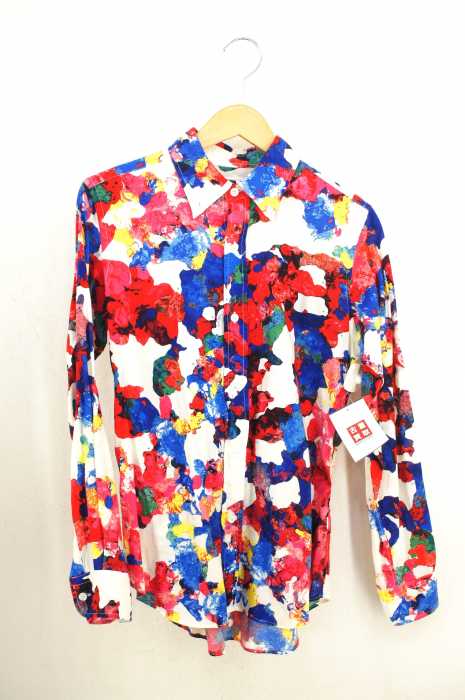 Tadanori Yokoo Bohemians() パレット柄BDシャツ メンズ トップス
