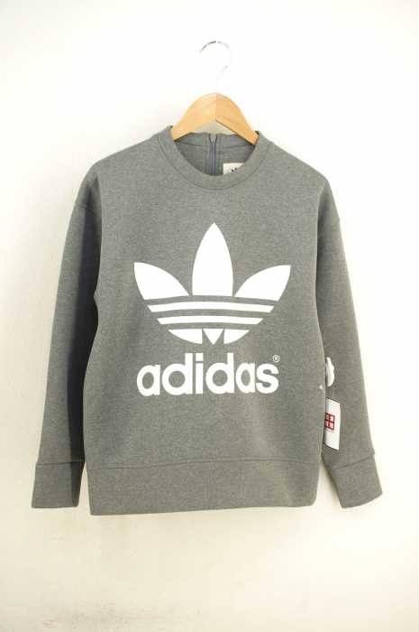 adidas×HYKE（アディダス×ハイク） HY CREW SWEAT トレフォイルロゴクルーネックスウェット レディース トップス