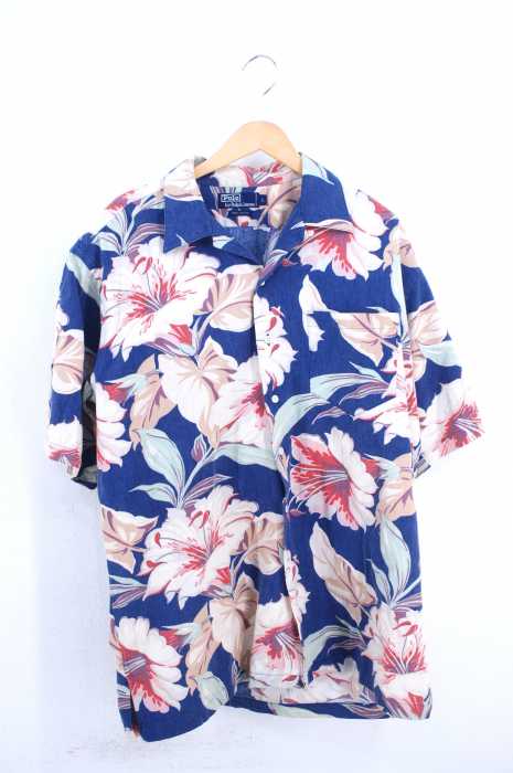 Polo by RALPH LAUREN （ポロバイラルフローレン） 開襟コットンシャツ メンズ トップス